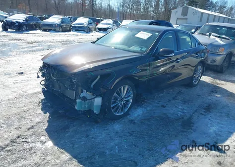 2020 Infiniti Q50 Luxe Awd z USA, uszkodzony, nr VIN JN1EV7AR2LM252975